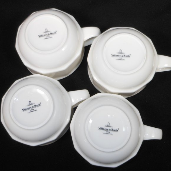 set of 4 tea cups. Villeroy & Boch 1748 Luxembourg - Picture 6 of 6